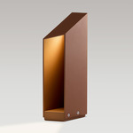 Domus 24V Outdoor Bollard - Rust Brown