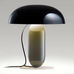 Gambosa Table Lamp - Brown Grey / Black