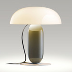 Gambosa Table Lamp - Brown Grey / Opal