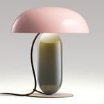 Gambosa Table Lamp - Brown Grey / Pink