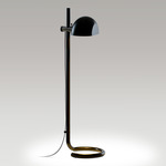 Lauro Floor Lamp - Dark Brown / Black
