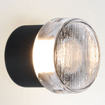 Roc Mini Outdoor Wall Sconce - Black