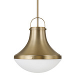 Arlo Pendant - Aged Brass / Soft White