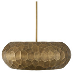 Dorian Pendant - Burnished Patinated Brass