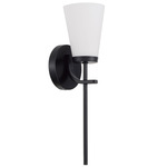 Drake Wall Sconce - Matte Black / Soft White