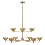 Francesca Chandelier - Feathered Gold