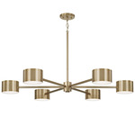 Henley Chandelier - Aged Brass