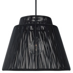 Jasper Indoor/Outdoor Empire Pendant - Black / Onyx