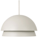 Jensen Pendant - Taupe / Soft White