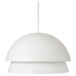 Jensen Pendant - Matte White / Soft White