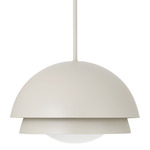 Jensen Pendant - Taupe / Soft White