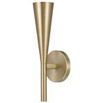 Levi Wall Sconce - Matte Brass
