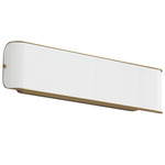 Marcell Color-Select Bathroom Vanity Light - Aged Brass / Milk White
