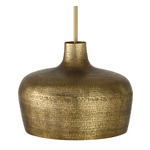 Myriah Pendant - Tibetan Hammered Brass