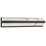 Noah Bathroom Vanity Light - Matte Black / Alabaster