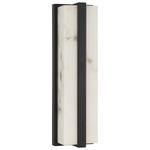 Noah Wall Sconce - Matte Black / Alabaster