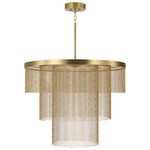 Rae Chandelier - Aged Brass