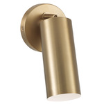 Robbie Adjustable Wall Sconce - Aged Brass