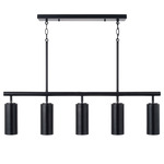 Robbie Adjustable Linear Chandelier - Matte Black