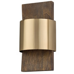 Sidney Wall Sconce - Matte Brass / Nordic Wood
