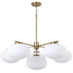 Soren Chandelier - Aged Brass / Soft White