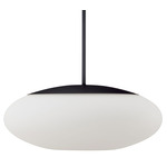 Soren Pendant - Matte Black / Soft White