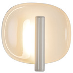 Lustre Wall Sconce - Pearl White