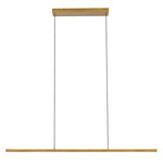 Drift Color-Select Linear Pendant - Vintage Brass / Frost
