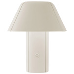 Folio Portable Table Lamp - Pearl White