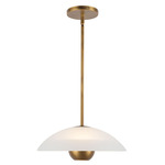 Umbra Pendant - Vintage Brass / Opal