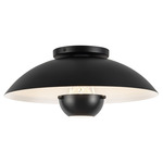 Umbra Semi Flush Ceiling Light - Black