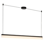 Nio Linear Color-Select Pendant - Black / Frosted