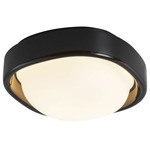 Pebble Color-Select Ceiling Light - Gloss Black / Matte Opal
