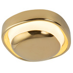 Pebble Color-Select Wall Light - Metallic Brass / Matte Opal