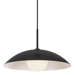 Regent Pendant - Black / Opal