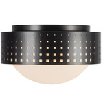 Astoria Ceiling Light - Urban Bronze / Opal