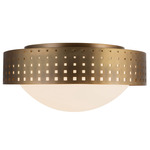 Astoria Ceiling Light - Vintage Brass / Opal