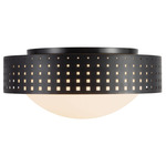 Astoria Ceiling Light - Urban Bronze / Opal