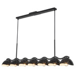 Atlas Linear Pendant - Black / Black