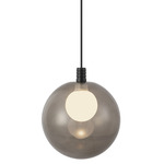 Bolla Mini Pendant - Black / Smoke / Smoked