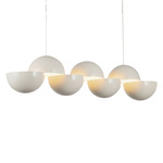 Void Linear Pendant - Pearl White