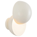 Void Wall Sconce - Pearl White