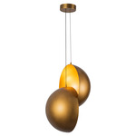 Void Pendant - Vintage Brass
