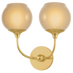 Daya Wall Sconce - Aged Brass / Champagne