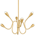 Anaise Chandelier - Aged Brass