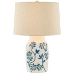 Yazmeen Table Lamp - Aged Brass / Sandstone