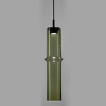 Bamboo Forest Pendant - Black Anodized / Olive Green