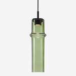 Bamboo Forest Pendant - Black Anodized / Olive Green