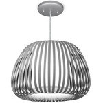 Diego Pendant - Brushed Nickel / Grey