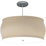 Kris Pendant - Brushed Nickel / Oatmeal